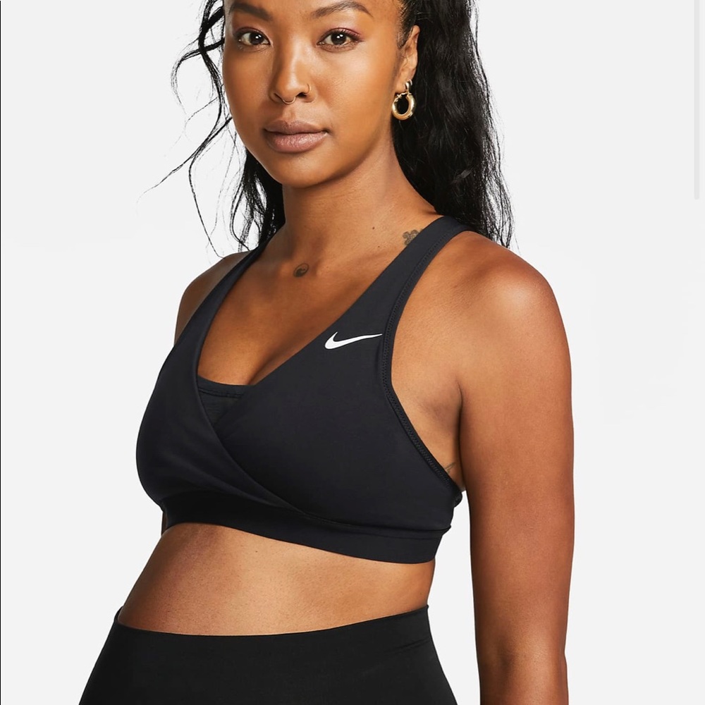 Nike Dri-FIT Swoosh Medium Support Nursing Maternity Sports Bra Adjustable NEW